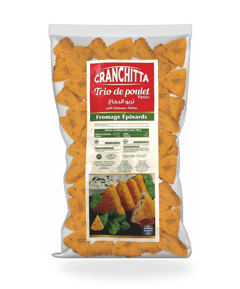 Trio De Poulet Aux Epinard Cranchitta |1 Kg