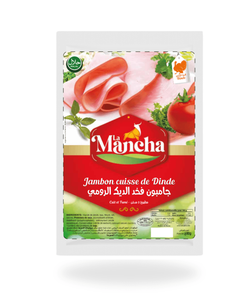 TRANCHE JAMBON CUISSE LAMANCHA 80 G